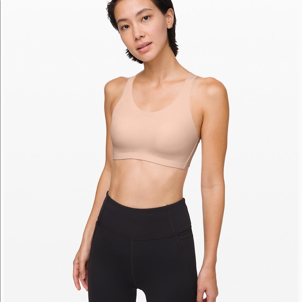 Purple Lululemon enlite high support bra